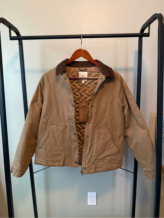 Thread & Supply Jackets & Blazers - Thread & Supply Tan Field Jacket with Brown Corduroy Collar